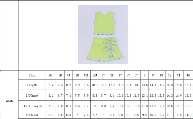 Kids Cheer Outfits